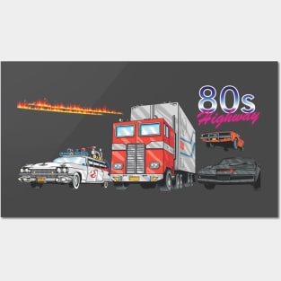 80s Highway Posters and Art